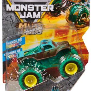 Monster Jam Mud Blasters Whiplash Color Change Monster Jam Truck 1:64 Die Cast